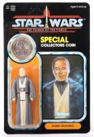 Very Scarce Kenner Star Wars The Power of The Force Anakin Skywalker with special collectors coin