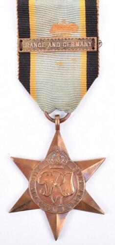 WW2 British Air Crew Europe Campaign Star with France and Germany Bar