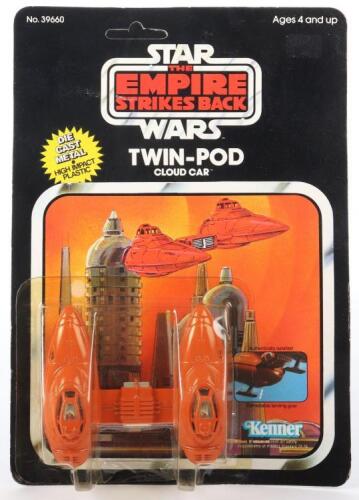 Vintage Kenner Star Wars The Empire Strikes Back Diecast Metal-High Impact Plastic Twin-Pod Cloud Car