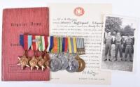 WW2 & Korea Campaign Medal Group of Eight Royal Signals, Army Air Corps and Special Air Service (S.A.S)