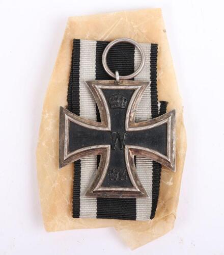 1914 Iron Cross 2nd Class in Wax Paper Issue Packet
