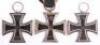 3x 1914 Iron Cross 2nd Class Medals - 2