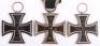 3x 1914 Iron Cross 2nd Class Medals - 4