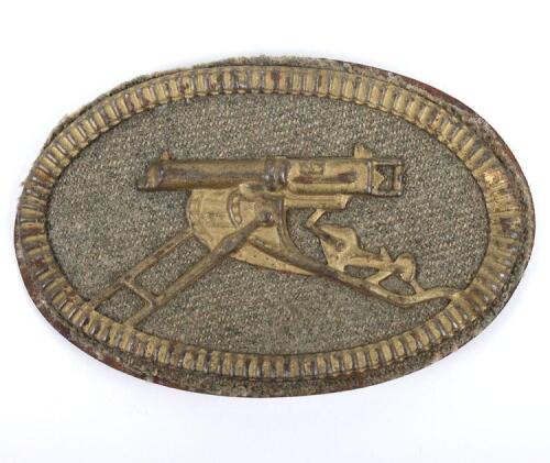 WW1 German Machine Gunners Arm Badge
