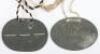 2x Imperial German Identity Discs - 2