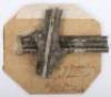 Piece of WW1 German Zeppelin Brought Down at Potters Bar 1st October 1916 - 2