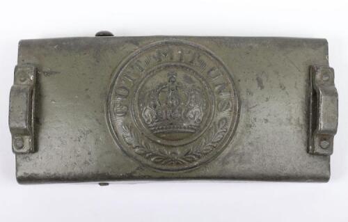WW1 German M-1915 Prussian Telegraphist Belt Buckle