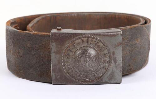 WW1 German Prussian M-1915 Combat Belt and Buckle