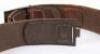 WW1 German Prussian M-1915 Combat Belt and Buckle - 5