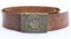 WW1 German Bavarian Combat Belt and Buckle