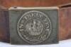 WW1 German Bavarian Combat Belt and Buckle - 2