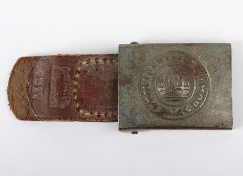 WW1 M-1915 Saxon Other Ranks Belt Buckle