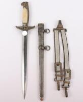 Scarce Third Reich Government Officials Dress Dagger by WKC with Dress Hangers