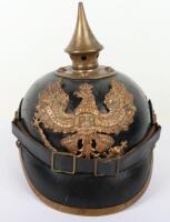 Imperial German Prussian Other Ranks Infantry Regiment Nr 136 Regimentally Marked Pickelhaube