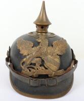 Imperial German Baden Infantry Regiment Nr 113 (5th Baden Infantry Regiment) Other Ranks Regimentally Marked Pickelhaube