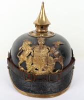 Imperial German Wurttemberg Infantry Regiment Nr180 (10th Wurttemberg Infantry Regiment) Regimentally Marked Other Ranks Pickelhaube