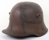 WW1 German M-17 Camouflaged Steel Helmet Shell,