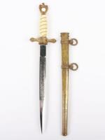 WW2 German Kriegsmarine Officers Dress Dagger by Carl Eickhorn Solingen