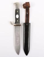 Third Reich Hitler Youth Boys Dagger by Tiger Solingen