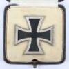 WW2 German 1939 Iron Cross 1st Class by B H Mayer in Original Case of Issue - 2