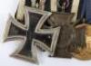 WW1 / WW2 Luftwaffe Court Mounted Medal Group of Four - 5