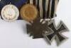 WW1 / WW2 Luftwaffe Court Mounted Medal Group of Four - 7