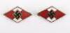 2x Hitler Youth Membership Badges - 4