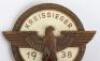 Third Reich Hitler Youth 1938 Kreissieger Badge - 4