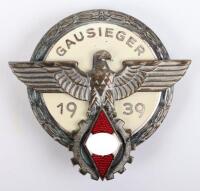 Third Reich Hitler Youth 1939 Gausieger Badge