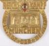 Rare Third Reich Hitler Youth 1937 Reichskampf Munchen Participation Badge - 3