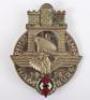 Rare Third Reich Hitler Youth 1938 Reichskampf Hamburg Participation Badge - 2
