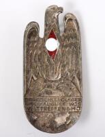 Rare Hitler Youth Deutschland Lager Welttreffen d HJ 1935 Event Badge