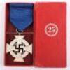 Third Reich 25 Year Faithful Service Decoration with Original Citation - 4