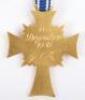 Third Reich Mothers Cross Medal in Gold with Original Case of Issue by Franz Reischauer Oberstein - 6