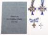 Third Reich Mothers Cross in Silver with Paper Packet of Issue - 2