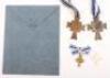 Third Reich Mothers Cross in Silver with Paper Packet of Issue - 5