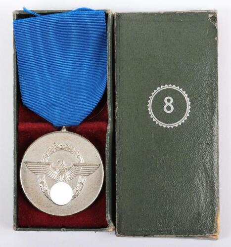 Third Reich Police 8 Year Long Service Medal