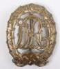 Third Reich DRL Sports Badge in Silver with Record Book of Recipient - 4