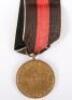 Third Reich 1st October (Entry into Czechoslovakia) Medal with Prague Castle Bar - 4