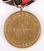 Third Reich 1st October (Entry into Czechoslovakia) Medal with Prague Castle Bar - 5