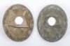2x WW2 German Silver Grade Wound Badges