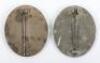 2x WW2 German Silver Grade Wound Badges - 3