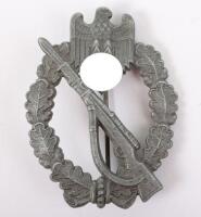 WW2 German Army / Waffen-SS Infantry Assault Badge in Silver