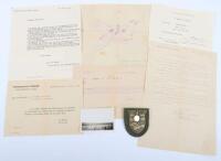 Grouping of Documents and Awards Relating to Pahl Family and Two Sons, Both Who Were Killed During WW2