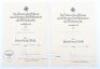 WW2 German Iron Cross 2nd Class Award Citation Infantry Regiment Nr107 - 2