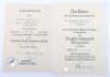 WW2 German Award Citation Pair of Walter Uber 4th Panzer Division Wounded August 1944 on Eastern Front