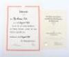 WW2 German Luftwaffe Medical Section Award Citation Pair