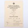 WW2 German Award Citation Group of Four, Infantry Regiment 257 - 6