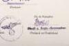 WW2 German West Wall Medal Citation - 5