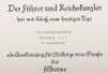 Third Reich 25 Year & 40 Year Faithful Service Decoration Citations - 5